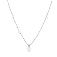 Collana Gazzola Gioielli Donna in Oro bianco Perla GI-910-16-1-AAA-G-SI - GI-910-16-1-AAA-G-SI